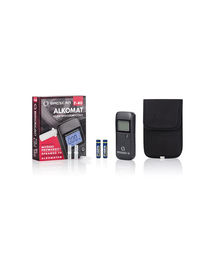 Alkomat BACscan F-40, Kalibracja 24mc - 10 lat gwarancji główny