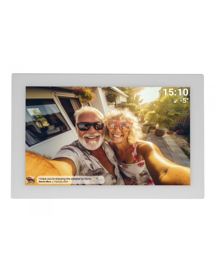 Ramka na zdjęcia Denver z FRAMEO 101''; 16GB biała główny