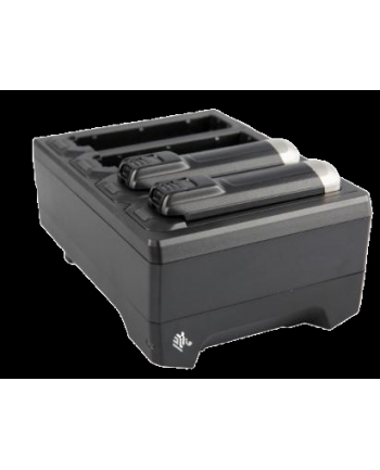 zebra WT6000/RS6000 4SLOT SPARE BATTERY CHARGER, ALLOWS TO CHARGE 4 SPARE BATTERIES FOR WEARABLE TERMINAL OR RING SCANNER REQUIRES PWRS-1400