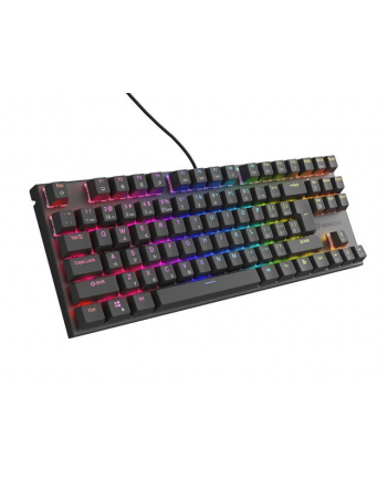 KLAWIATURA DLA GRACZY GENESIS THOR 303 TKL CZ/SK PODŚWIETLENIE RGB MECHANICZNA SILENT SWITCH CZARNA