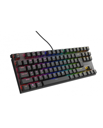 KLAWIATURA DLA GRACZY GENESIS THOR 303 TKL US PODŚWIETLENIE RGB MECHANICZNA BROWN CZARNA HOT SWAP