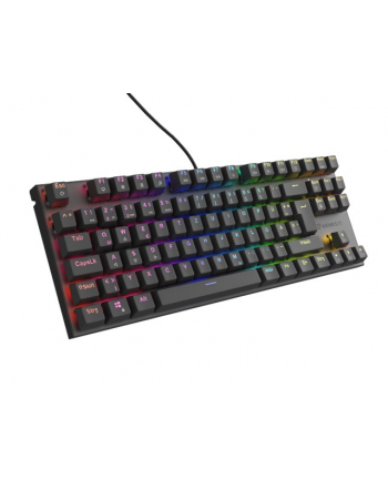 KLAWIATURA DLA GRACZY GENESIS THOR 303 TKL D-E PODŚWIETLENIE RGB MECHANICZNA BROWN CZARNA HOT SWAP