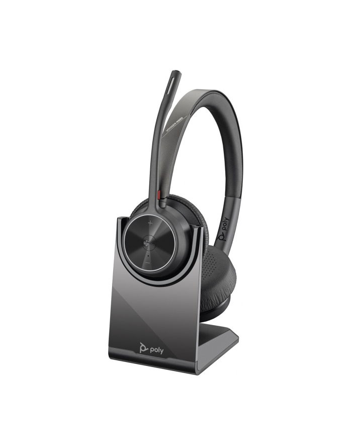 hp poly Poly Voyager 4320-M Microsoft Teams Certified Headset +BT700 dongle +Charging Stand główny