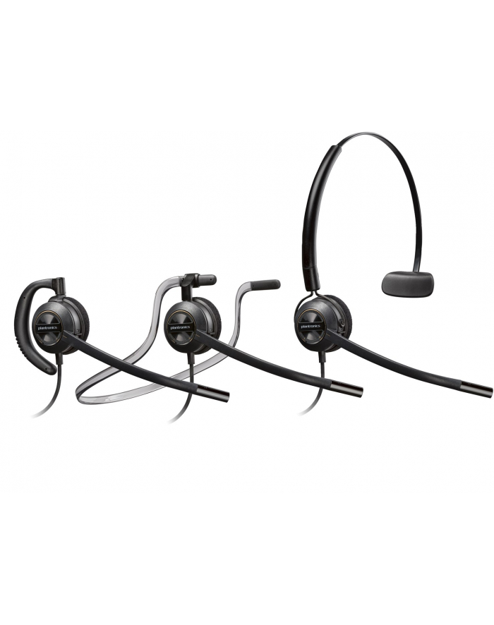 hp poly Poly EncorePro 540 Convertible Headset +Quick Disconnect EMEA - INTL English Loc  Euro plug główny