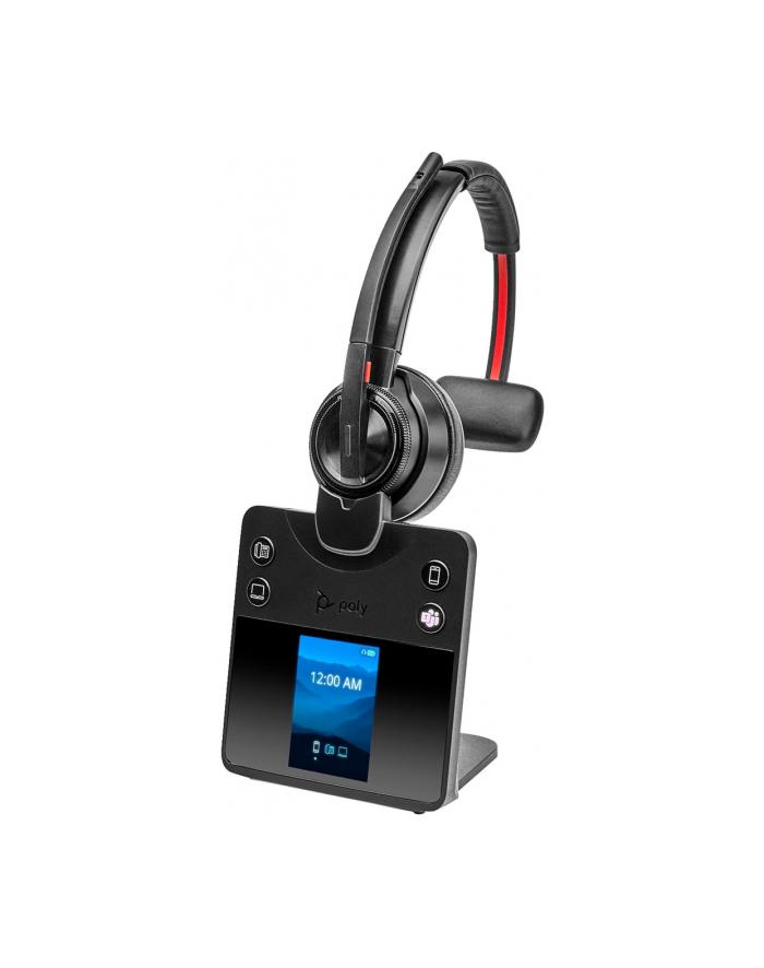 hp poly Poly Savi 8410 Office Monaural Microsoft Teams Certified D-ECT 1880-1900 MHz Headset EMEA - INTL English Loc  Euro plug główny