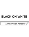 bczerwonyher TZE-S261 LAMINATED TAPE 36 MM/BLACK ON WHITE / EXTRA STRONG - nr 4