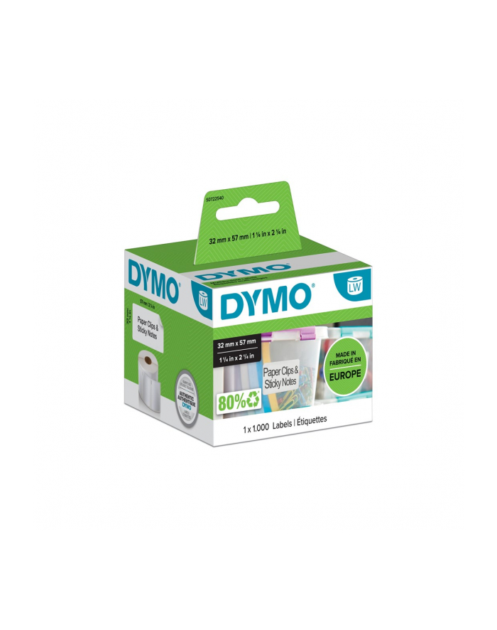 dymo LW-LABELS 32X 57MM/WHITE 1X 1000PCS główny