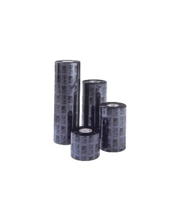 zebra Wax/Resin Ribbon, 110mmx450m (433inx1476ft), 3200; High Performance, 25mm (1in) core, 6/box