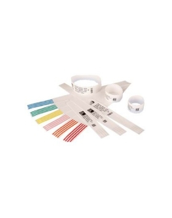 zebra Wristband, Polypropylene, 1x6in (254x1524mm); Direct Thermal, Z-Band Direct, Adhesive closure, Cartridge, 350/roll, 6/box główny