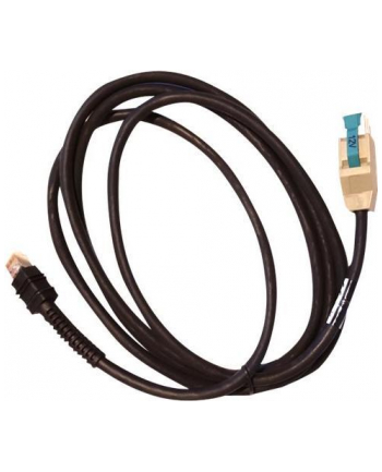 zebra CABLE - SHIELD-ED USB: POWER PLUS CONNECTOR, 7FT (28M), STRAIGHT, 12V