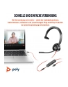 hp Poly Blackwire 3315 Monaural Microsoft Teams Certified USB-C Headset +35mm Plug +USB-C/A Adapter - nr 6