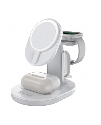 OTTERBOX MULTI-D-EVICE WIRELESS/CHARGING STAND - WHITE