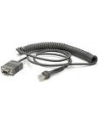 zebra CABLE - RS232: DB9 FEMALE CONNECTOR,9 FT(28M) COILED, POWER PIN 9, -30C - nr 8