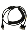 honeywell Industrial Cable: RS232 (5V signals), Kolor: CZARNY, DB9 Female, 3m (98´), coiled, 5V external power with option power on pin 9, with ferrite - nr 2