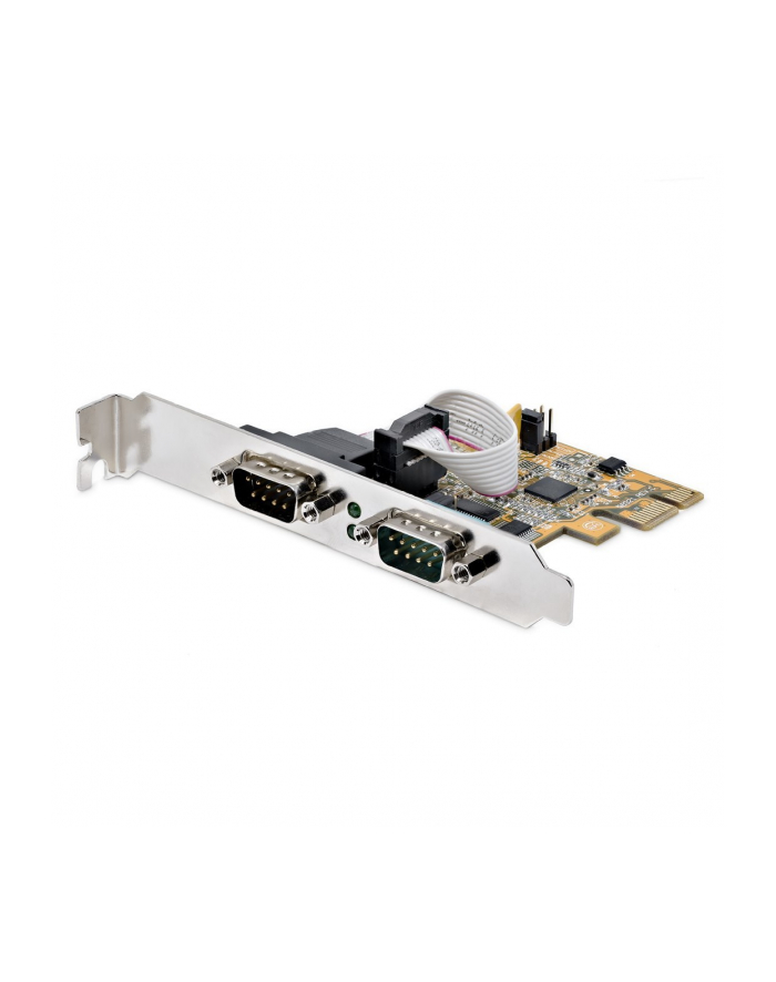 startech PCIE DUAL SERIAL PORT CARD/16C1050 UART 5V/12V STATUS LIGHT główny