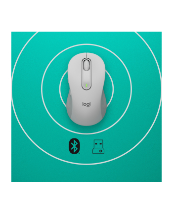 logitech M650 L WRLS - OFF WHITE/- RIGHT-HAND-ED - SIZE L