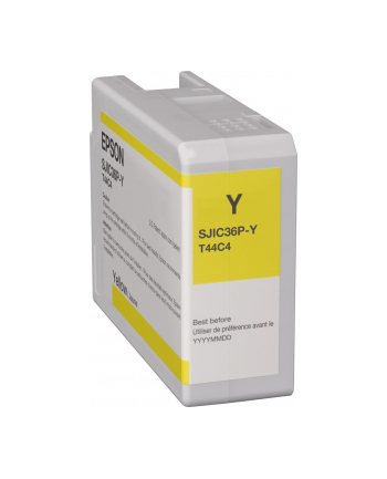 epson SJIC36P-Y INK CARTRIDGE C6000/SERIES YELLOW