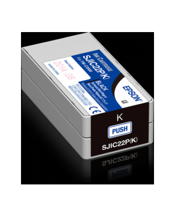 epson SJIC22P(K): Ink cartridge for ColorWorks C3500 (Black)