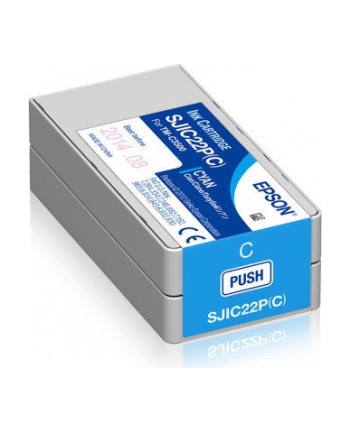 epson SJIC22P(C): Ink cartridge for ColorWorks C3500 (Cyan)
