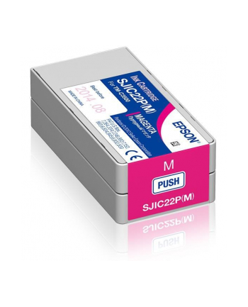 epson SJIC22P(M): Ink cartridge for ColorWorks C3500 (Magenta)