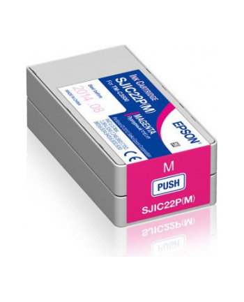 epson SJIC22P(M): Ink cartridge for ColorWorks C3500 (Magenta)