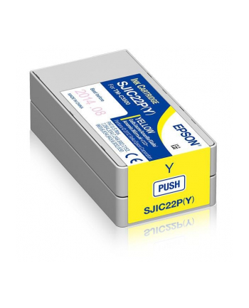 epson SJIC22P(Y): Ink cartridge for ColorWorks C3500 (yellow)