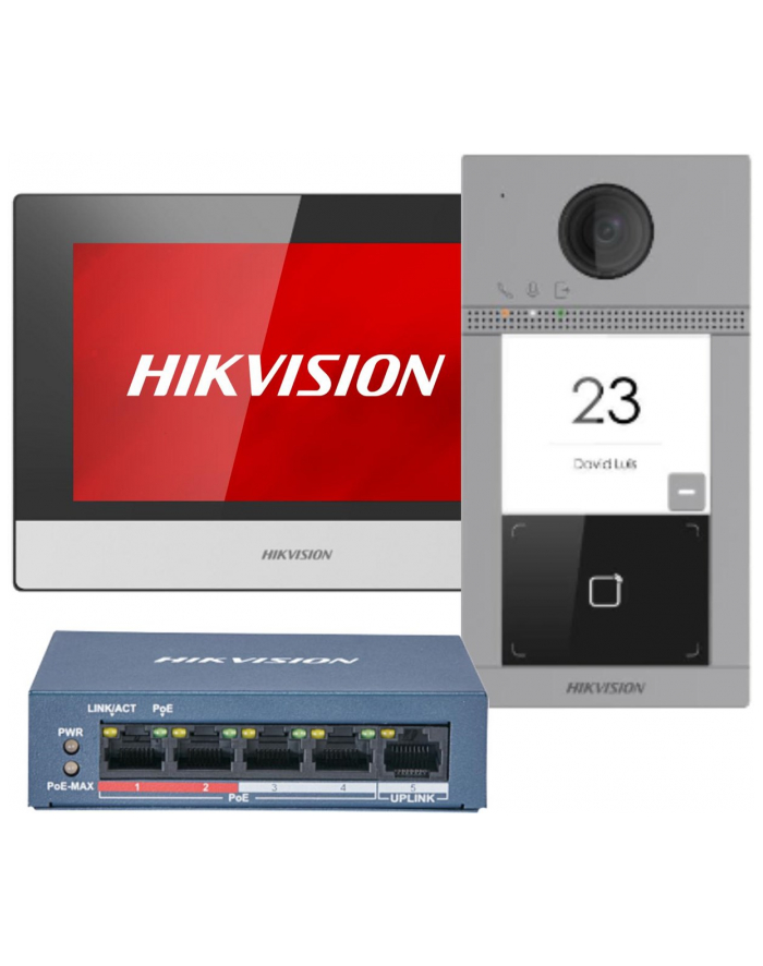 ZESTAW WID-EODOMOFONOWY HIKVISION DS-KIS604-S(C)(O-STD)/eu główny