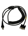 honeywell Industrial Cable: RS232 (5V signals), Kolor: CZARNY, DB9 Female, 3m (98´), coiled, 5V external power with option power on pin 9, with ferrite - nr 1