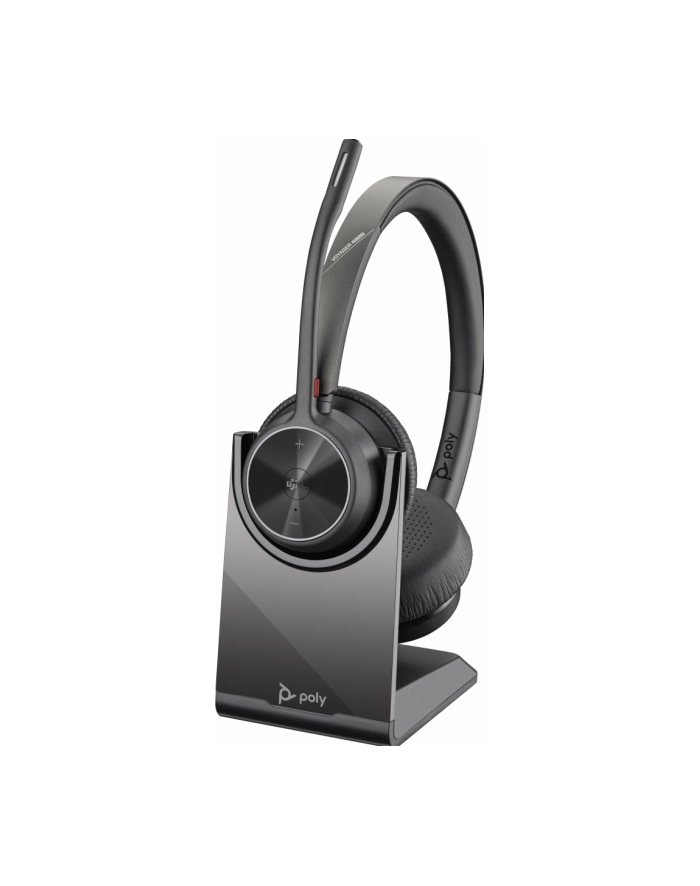 hp Poly Voyager 4320 Microsoft Teams Certified Headset +BT700 dongle +Charging Stand główny