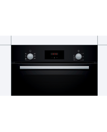 Bosch | Piekarnik | HBF133BA0 | 66 L | Elektryczny | Czystość ekologiczna | Pokrętła | Wysokość 59,5 cm | Szerokość 59,4 cm | Czarny