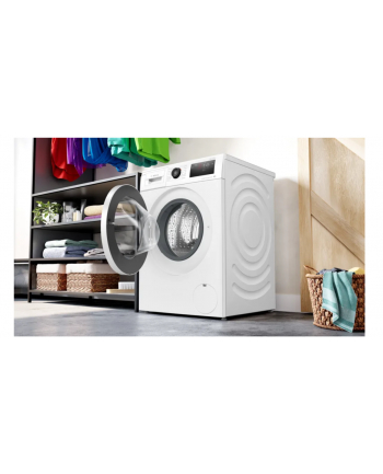 Bosch | Pralka | WAU28PI0SN | Klasa efektywności energetycznej A | Załadunek od przodu | Pojemność prania 9 kg | 1400 obr/min | Głębokość: 63 cm | Szerokość 60 cm | Wyświetlacz | DOPROWADZIŁO | Biały