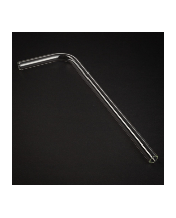 Alphacool HardTube 16/11mm Szkło borokrzemianowe 90 stopni kąt 10/30cm - Przezroczyste nr 2