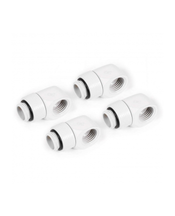 Alphacool Icicle L-Connector Obczerwonyowy G1/4 Męski na G1/4 F - 4 Sztuki Biały nr 1