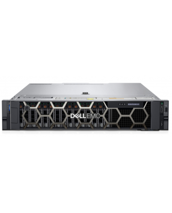 Serwer Dell PowerEdge R550 Silver 4314/Bez pamięci RAM/Bez dysku twardego/Obudowa 8x3,5'';/PERC H755/iDRAC9 Ent/Zasilacz 2x700 W/Bez systemu operacyjnego/3-letnia podstawowa gwarancja NBD | Dolina