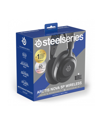 Seria SteelSeries | Zestaw słuchawkowy do gier | Arctis Nova 5P | Łączność Bluetooth | Nauszne | Redukcja szumów | Łączność bezprzewodowa | Czarny nr 2