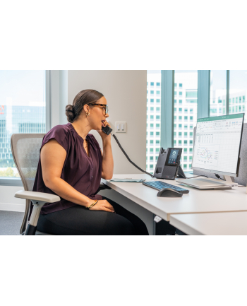 hp poly video Poly CCX 505 Business Media Phone for Microsoft Teams and PoE-enabled