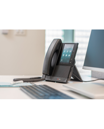 hp poly video Poly CCX 505 Business Media Phone for Microsoft Teams and PoE-enabled