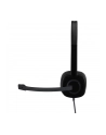 ZESTAW SŁUCHAWKOWY STEREO H151 BLACK 981-000589 LOGITECH - nr 4