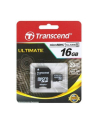 Transcend karta pamięci Micro SDHC 16GB Class 10 + Adapter - nr 24