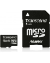 Transcend karta pamięci Micro SDHC 16GB Class 10 + Adapter - nr 38