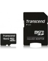 Transcend karta pamięci Micro SDHC 16GB Class 10 + Adapter - nr 46