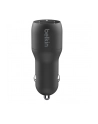 belkin DUAL USB-A CHARGER CAR/W/USB-C CABLE 1M 24W BLACK - nr 9