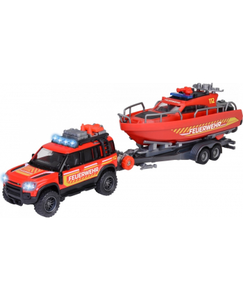 simba Majorette GS Land Rover z łodzią 33,5cm