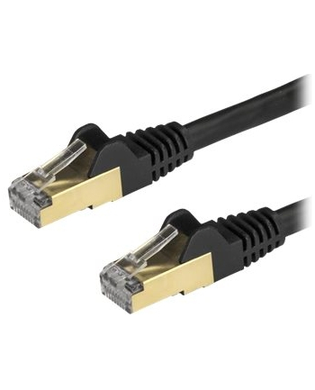 startech 75 M CAT6A CABLE BLACK/SNAGLESS - SHIELD-ED COPPER WIRE