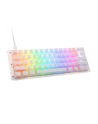 Biała mini klawiatura do gier Ducky One 3 Aura, RGB LED - MX-Speed-Silver (US) - nr 1