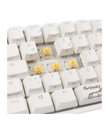 Klawiatura Gamingowa Ducky One 2 Pro White Edition, RGB LED - Gateron Yellow nr 1