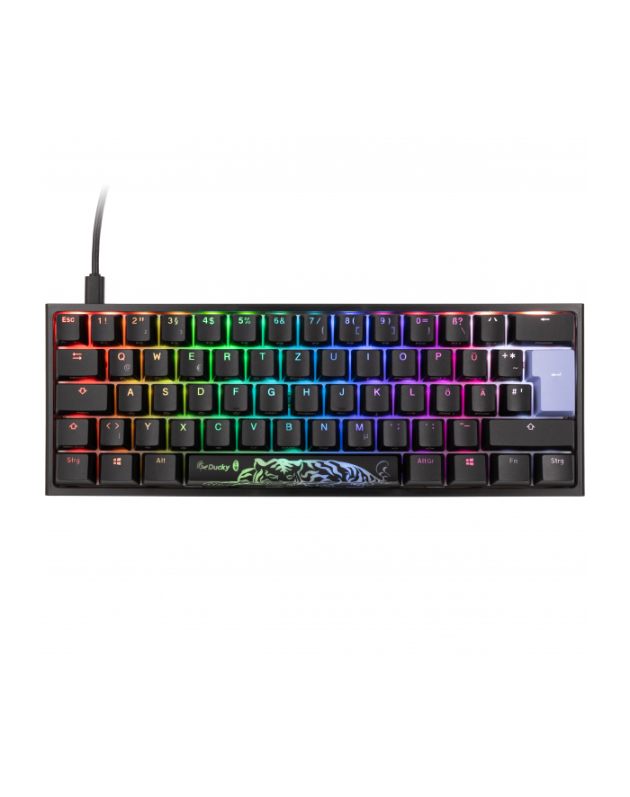 Klawiatura Gamingowa Ducky One 2 Pro Mini, RGB LED - Cherry Silent Red główny