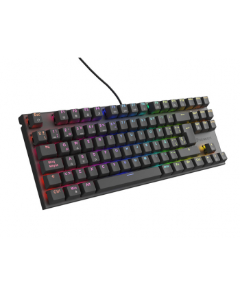 KLAWIATURA DLA GRACZY GENESIS THOR 303 TKL ES PODŚWIETLENIE RGB MECHANICZNA RED CZARNA HOT SWAP