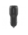 belkin DUAL USB-A CHARGER CAR/W/USB-C CABLE 1M 24W BLACK - nr 3