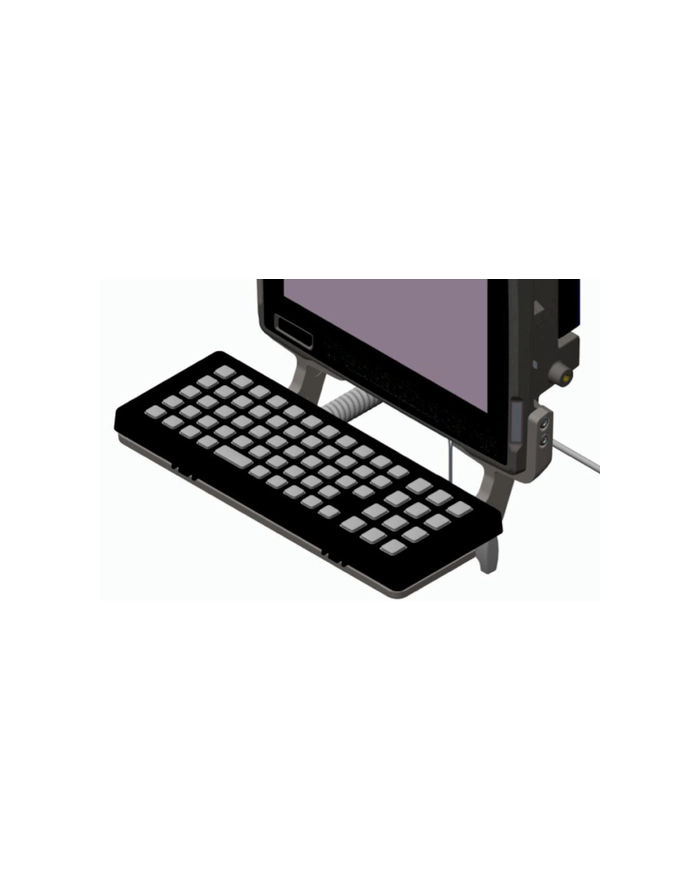 zebra KEYBOARD MOUNTING TRAY INCLUD-ES TILTING ARMS, KNOBS AND SCREWS FOR VC80 AND IKEY KEYBOARDS główny